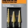 Step Drill Bit Set