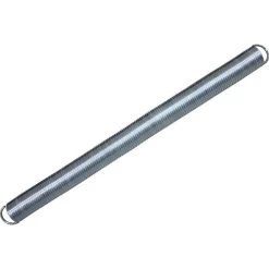 Extension Spring 1-1/8" OD 16" Length .105" Wire Size Zinc Plated