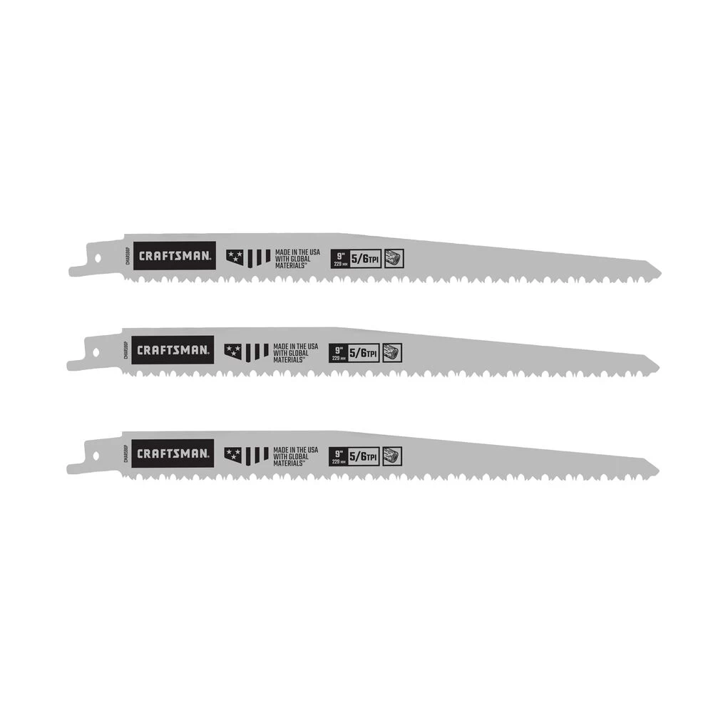 CRAFTSMAN 9IN PRUNING RECIP SAW BLD 3-CT 5 CRAFTSMAN 9IN PRUNING RECIP SAW BLD 3-CT - Image 3