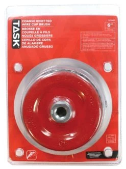 WHEEL CUP 6" COARSE STL KNOT