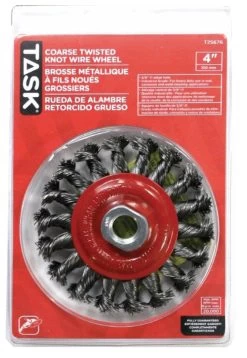 WHEEL CUP 4" COARSE STL TWIST