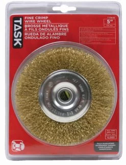 WHEEL 5" WIRE CRIMP FINE