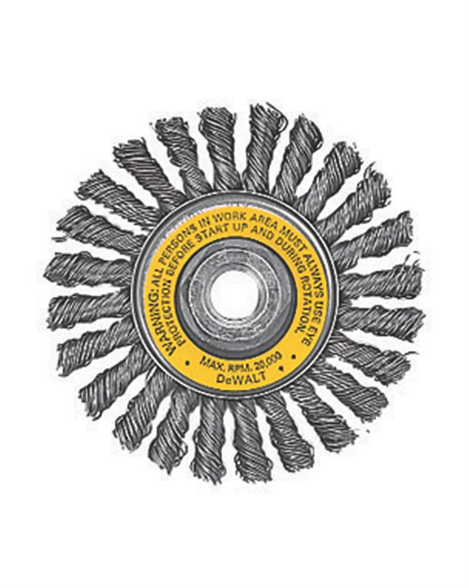 Dewalt® 4" X 5/8"-11 Full Cable Twist 4 Dewalt® 4" X 5/8"-11 Full Cable Twist - Image 2