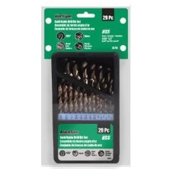 29 Piece Gold Oxide Drill Bit Set