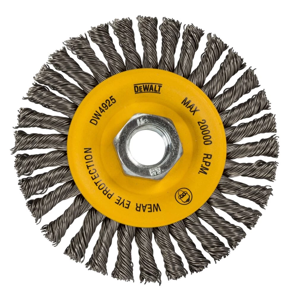 Dewalt® 4" Stringer Bead Wire Wheel 6 Dewalt® 4" Stringer Bead Wire Wheel - Image 4