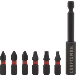 Craftsman 3" STAINLES HOLDER W/ 1" BITS 7 PC