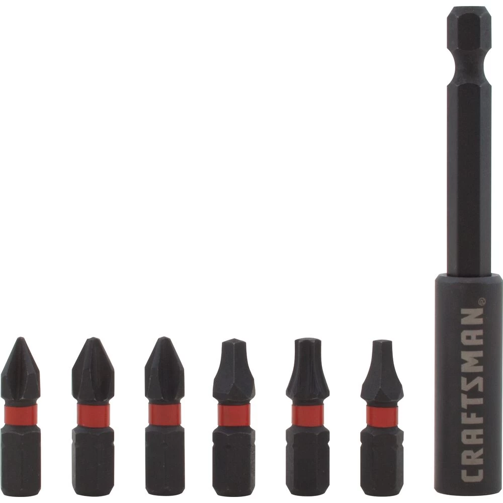 Craftsman 3" STAINLES HOLDER W/ 1" BITS 7 PC 3 Craftsman 3" STAINLES HOLDER W/ 1" BITS 7 PC