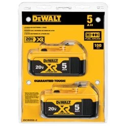 DeWalt® 20V MAX* XR® 5Ah Battery 2-pack -Professional Power Tool Supply Store 7df33cbf 437c 44ee a159 05b7962b33ce