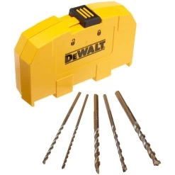 DEWALT 5 PIECE PREMIUM PRECUSSION MASONRY DRILL BIT SET -Professional Power Tool Supply Store 98db7ae4 286e 4705 a781 abfc98147cc7
