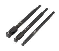 TITAN 3PC IMPACT WOBBLE SOCKET ADAPTER