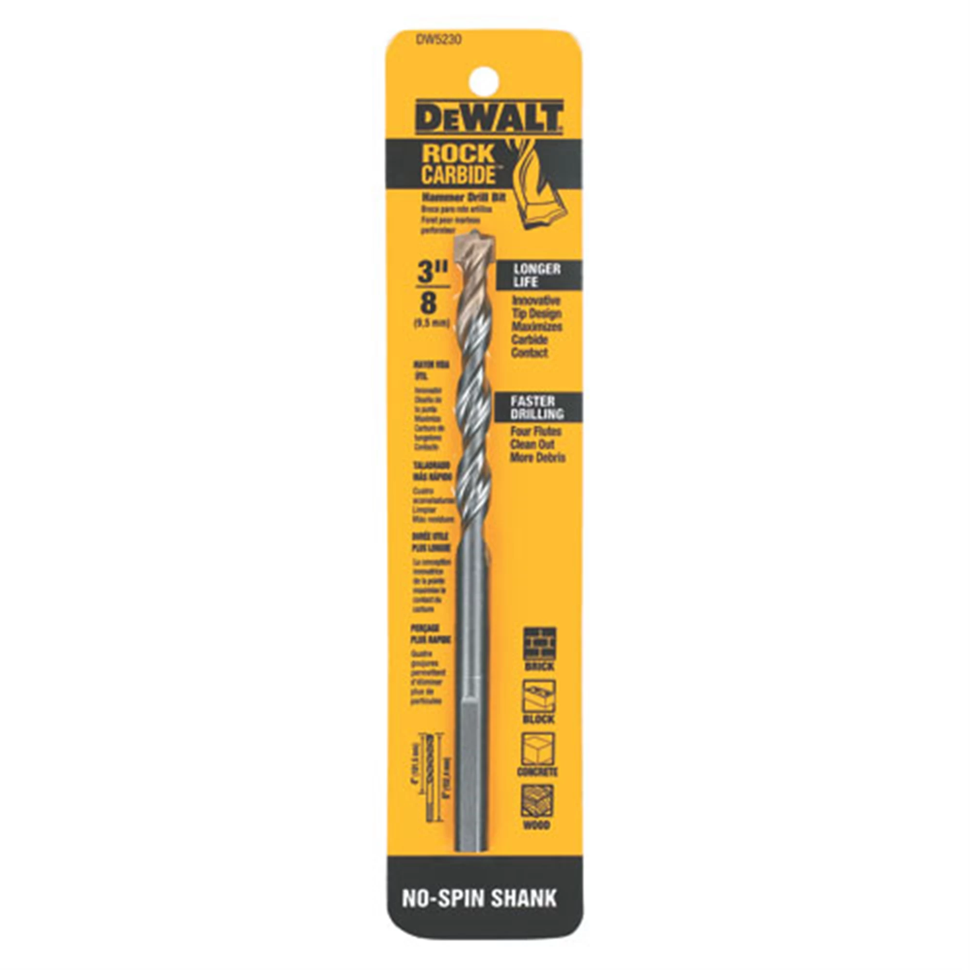 Dewalt® 3/8" X 12" Premium Drill Bit 4 Dewalt® 3/8" X 12" Premium Drill Bit - Image 2