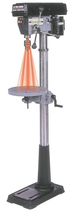 13" FLOOR DRILL PRESS WITH DUAL LASER GUIDE SYSTEM